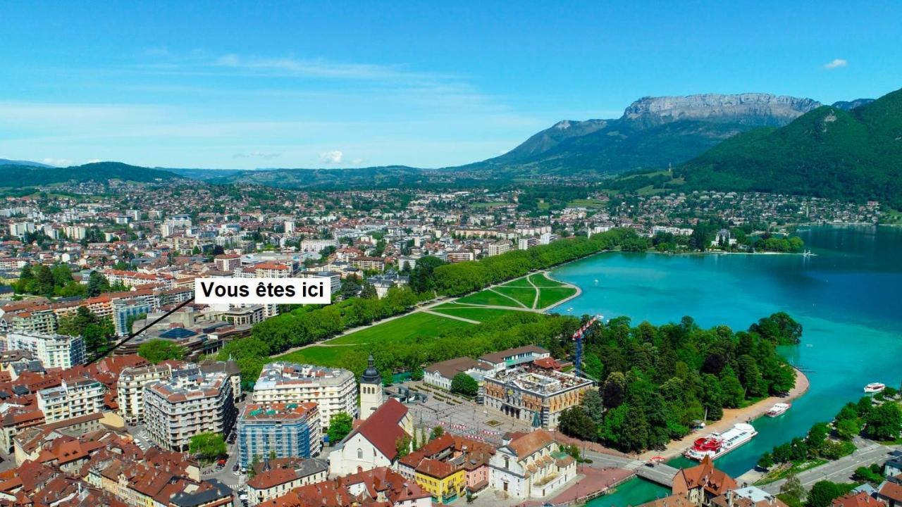 A 200M Du Lac, Au Coeur De La Vieille Ville Avec Parking آنسي المظهر الخارجي الصورة
